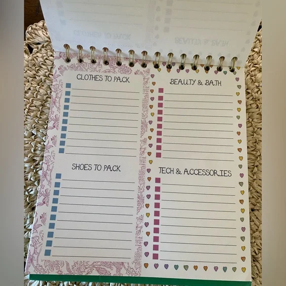 Roller Rabbit Colorful Vacation Packing Checklist - Picture 3 of 4